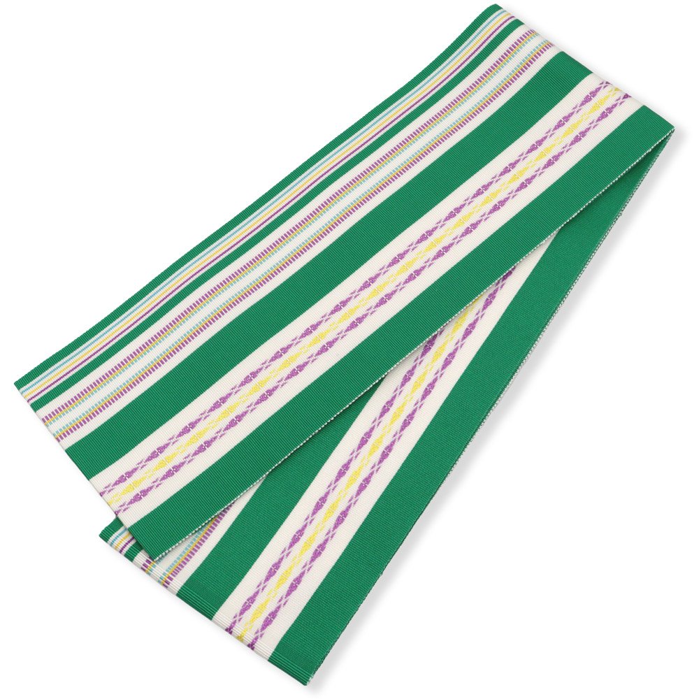 博多織正絹伊達締(献上柄/縞)【井上絹織】