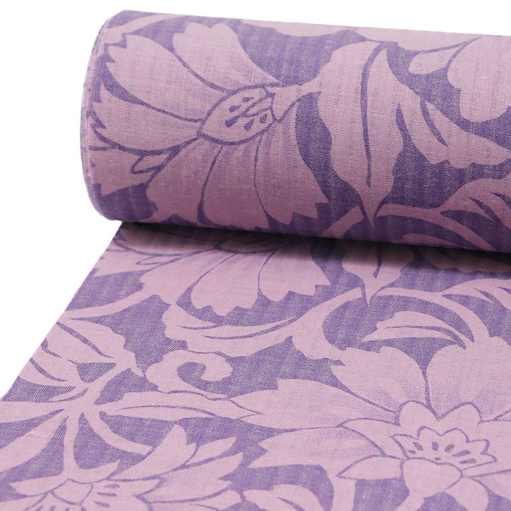 洗える夏長襦袢（フラワー）【東レ爽竹】