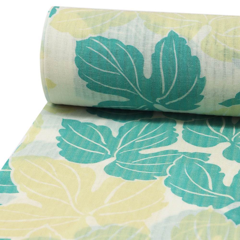 洗える夏長襦袢(ボタニカル)【東レ爽竹】