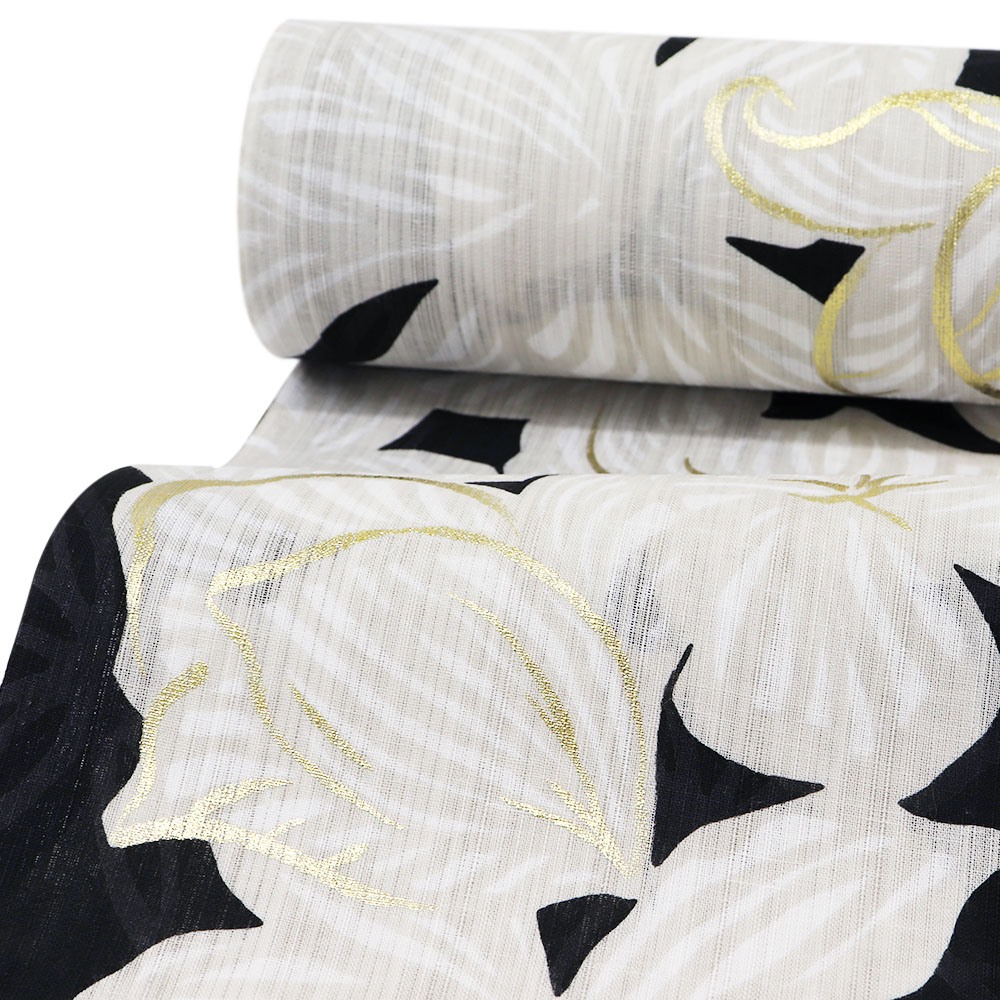 綿麻着尺（二度染/フラワー）【美術サロン】