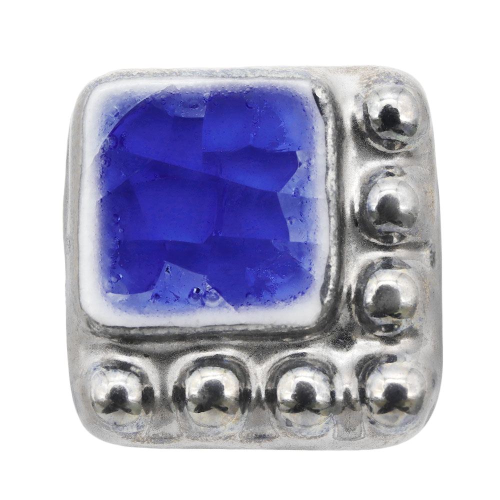 美濃焼帯留（ミニスクエア）【七窯社】