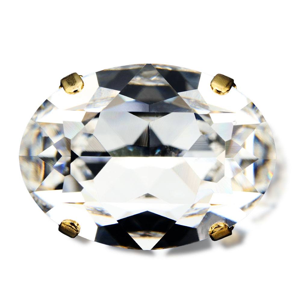 クリスタルガラス帯留（オーバル）【いち利モールオリジナル】