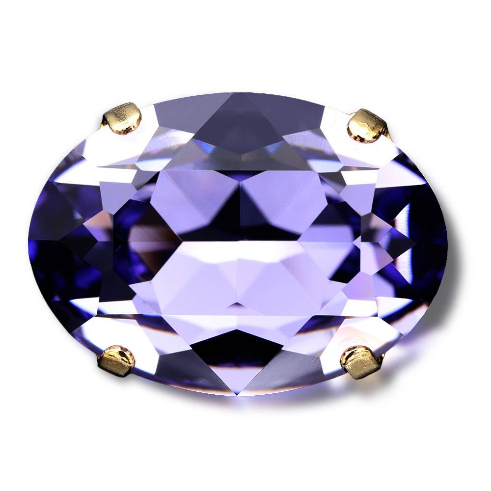 クリスタルガラス帯留（オーバル）【いち利モールオリジナル】