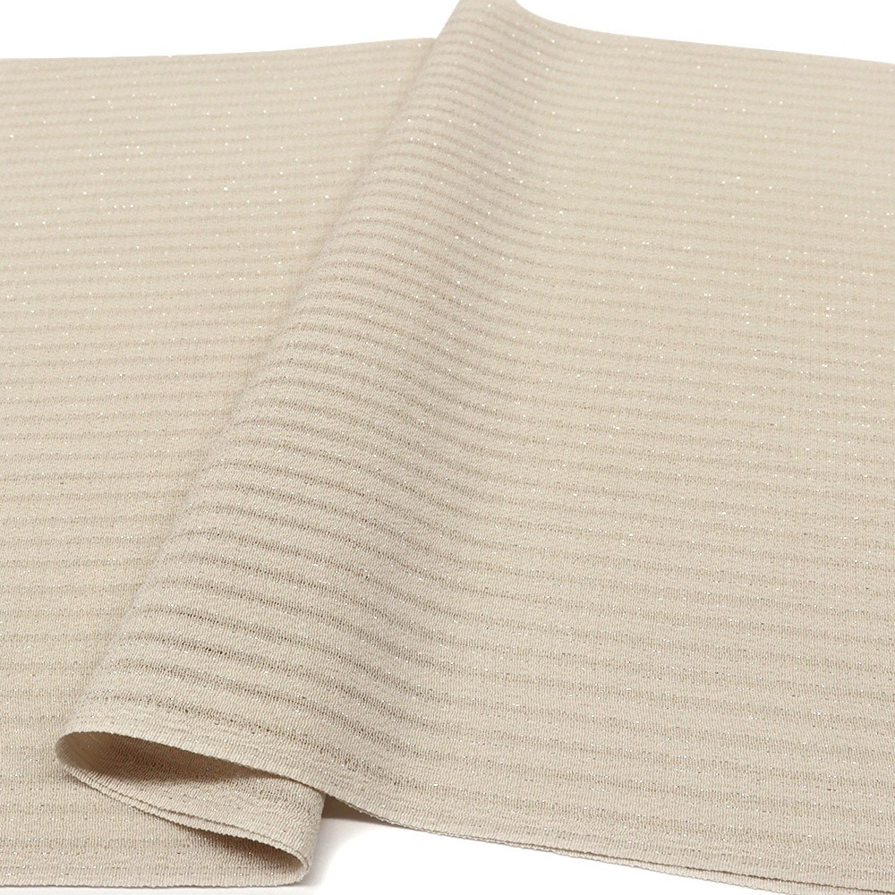 草木染め縦絽帯揚（銀通し）