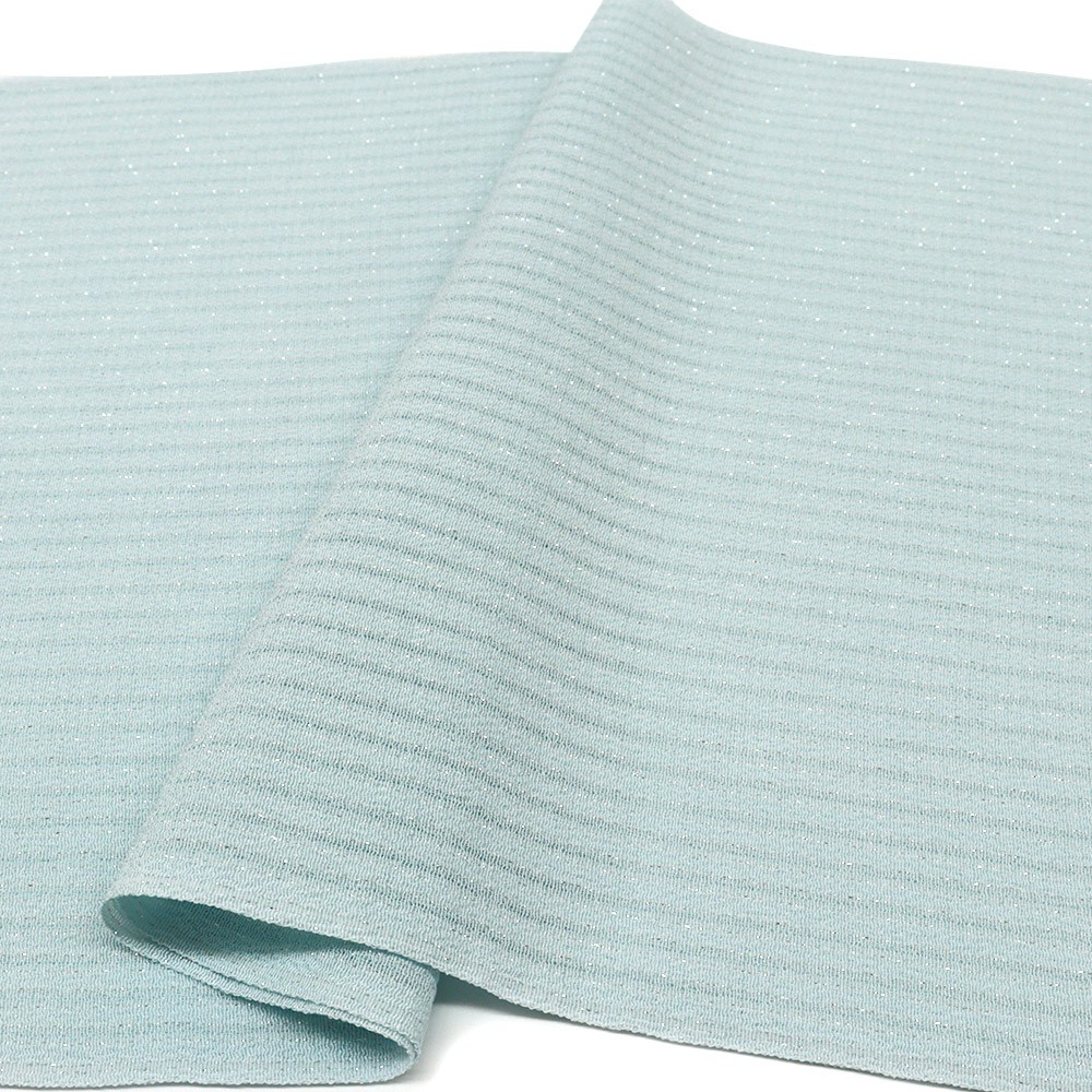 草木染め縦絽帯揚（銀通し）