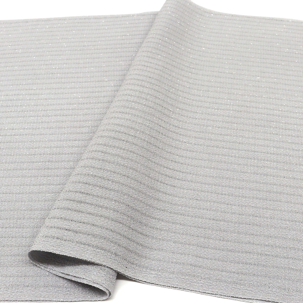 草木染め縦絽帯揚(銀通し)