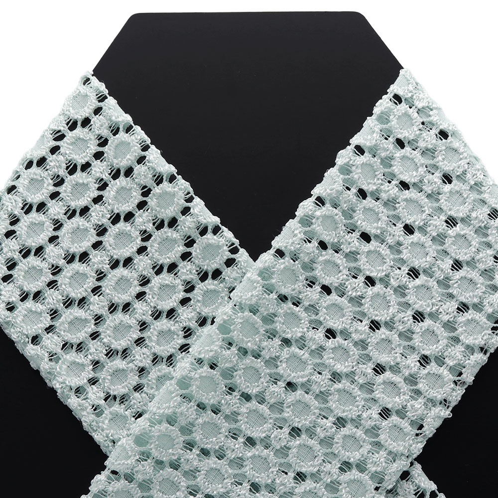 シャイニーラッセルレース半衿(ラウンド)【いち利モールオリジナル】