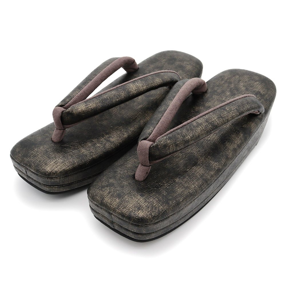 スクエア型草履（ぼかし）『kakutto』【岩佐×いち利モール】