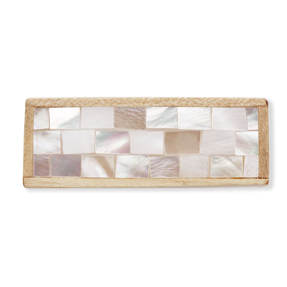 貝帯留(スクエア)【リオン工芸】