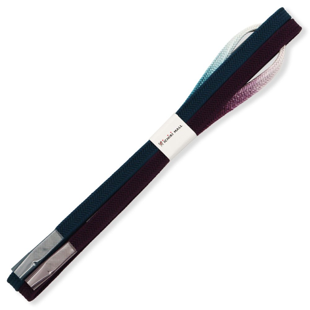 三分紐帯締(長尺/広幅)『ゆらぎ彩』【衿秀×いち利モール】