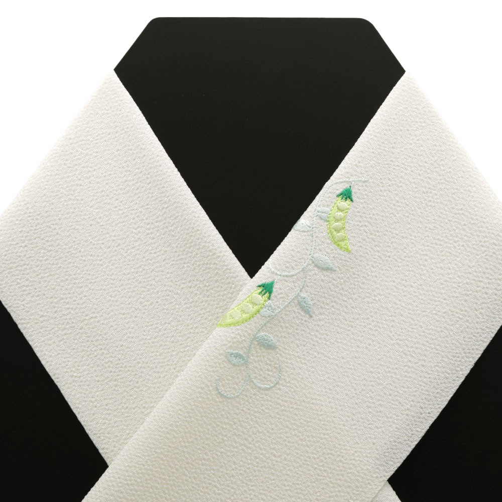 ワンポイント刺繍半衿（ジャックと豆の木）【銀座いち利オリジナル】