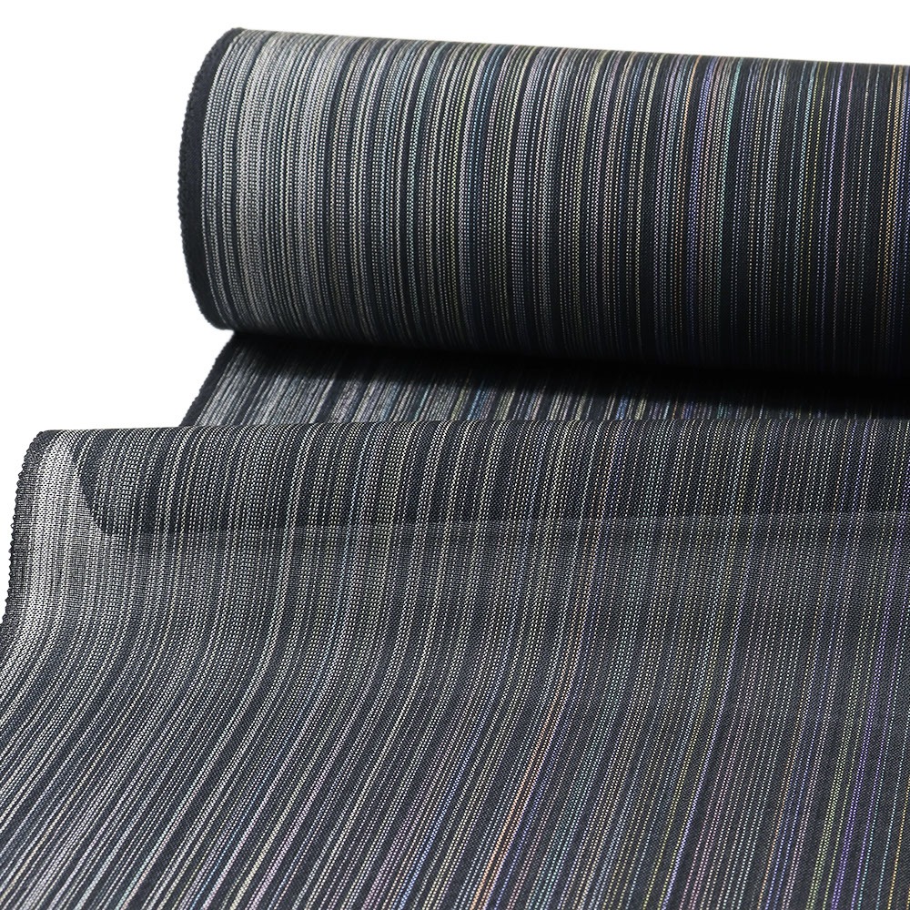 夏塩沢『100色乱縞』【やまだ織】