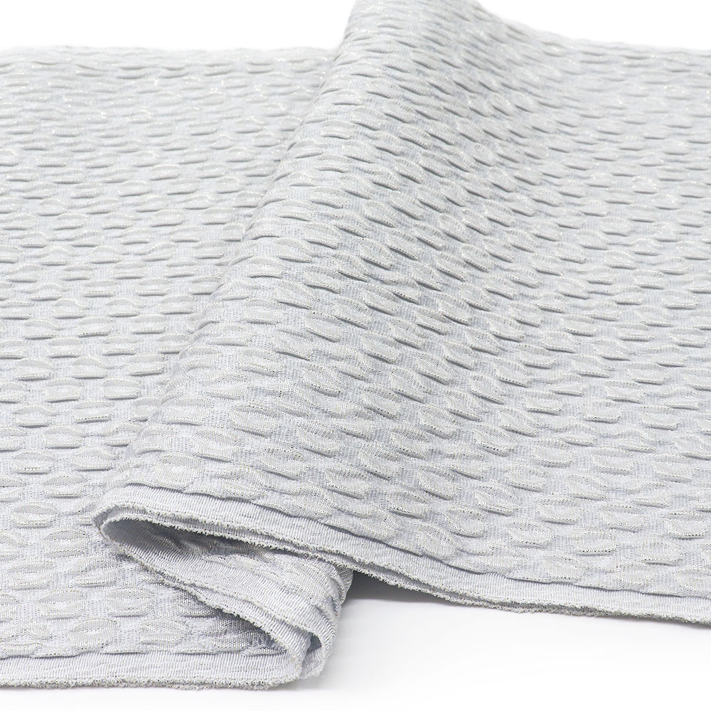 ふくれ織帯揚（金通し）