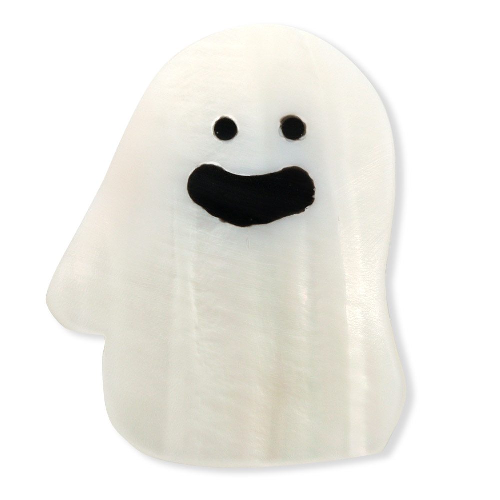 貝帯留（おばけ）【リオン工芸】