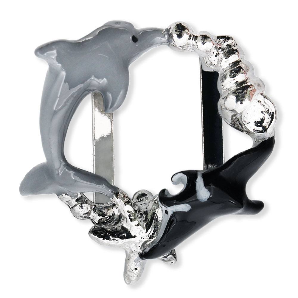 真鍮帯留(海のいきもの)