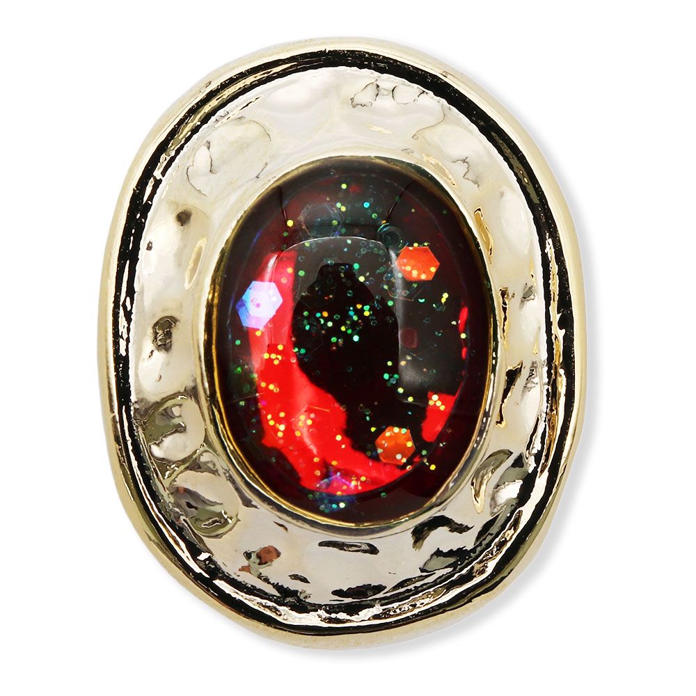 レジン帯留（オーバル）