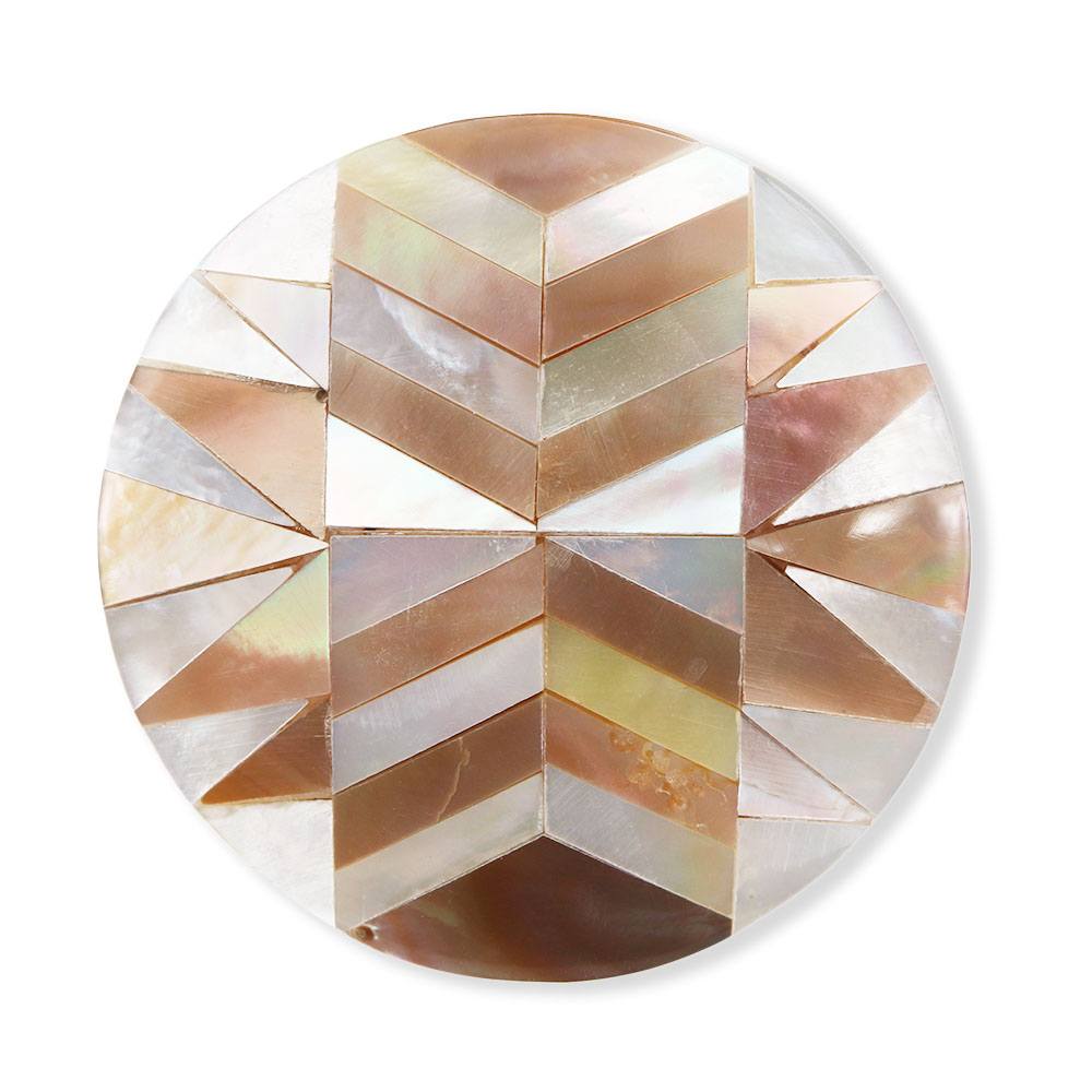 貝帯留（スター/ラウンド）【リオン工芸】