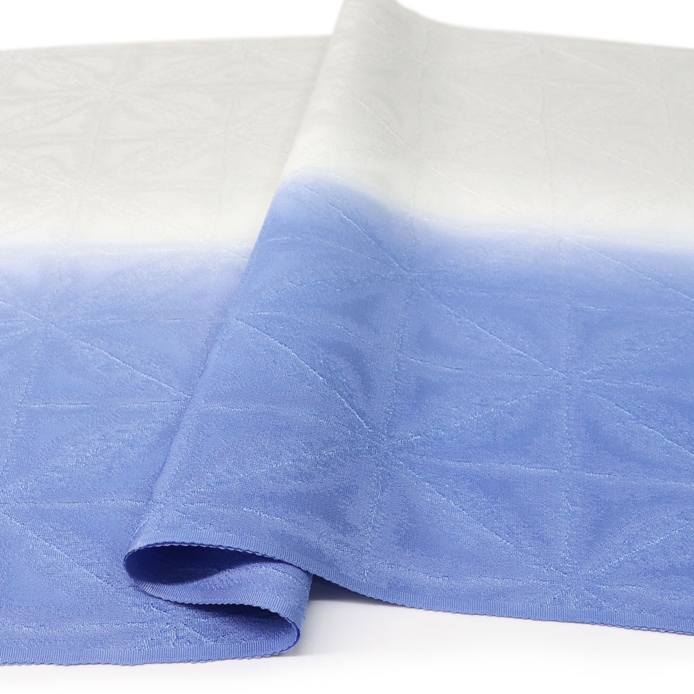 縦ぼかし帯揚（七宝市松）