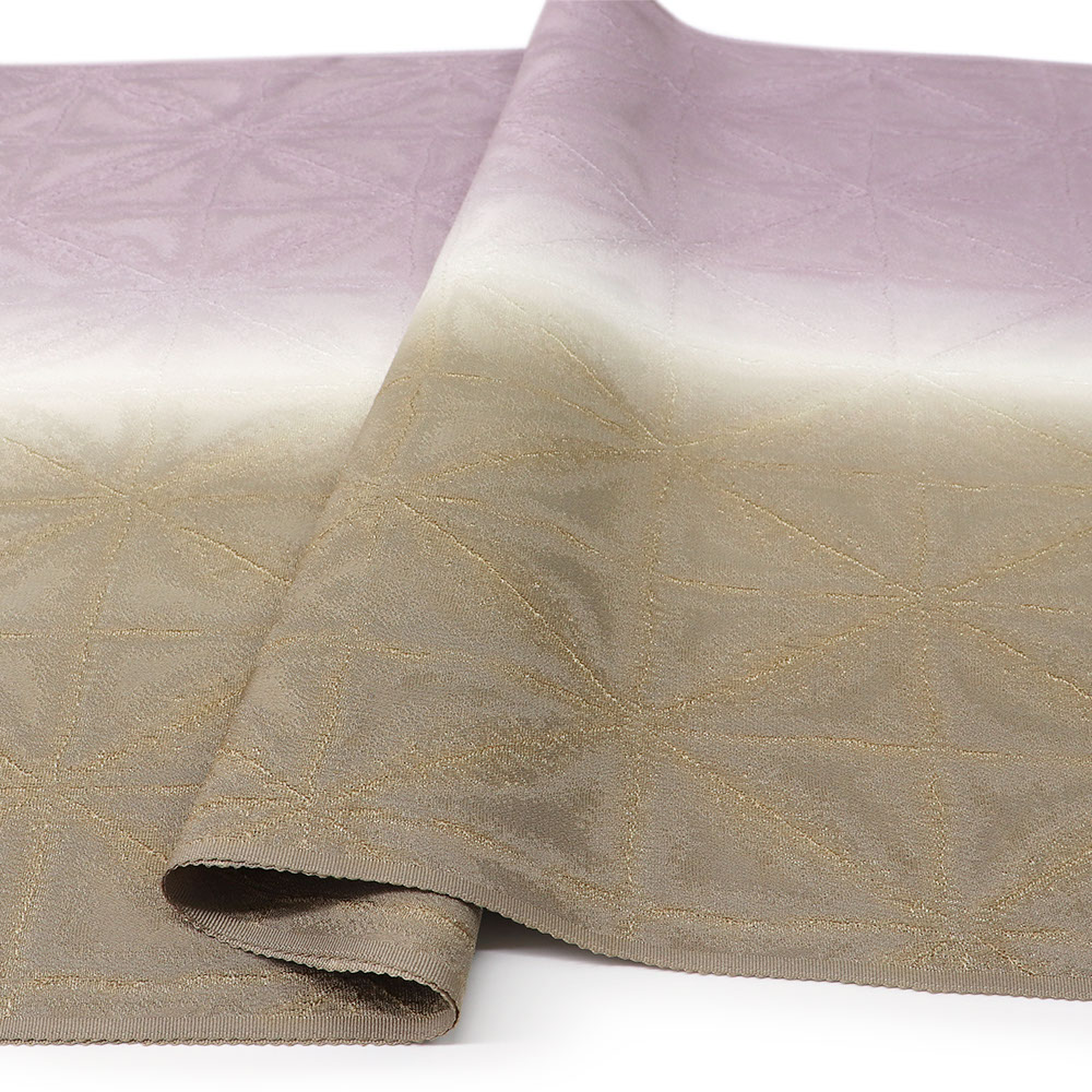 縦ぼかし帯揚（七宝市松）