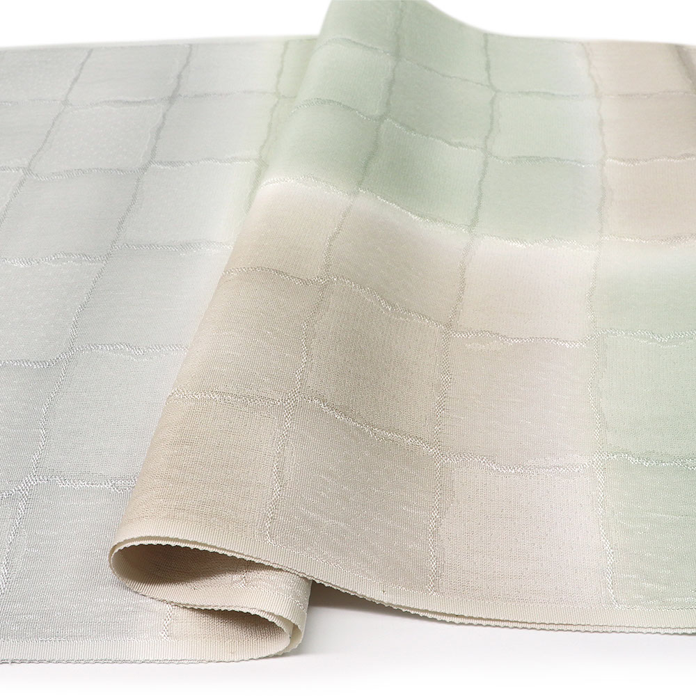 段ぼかし帯揚（市松）