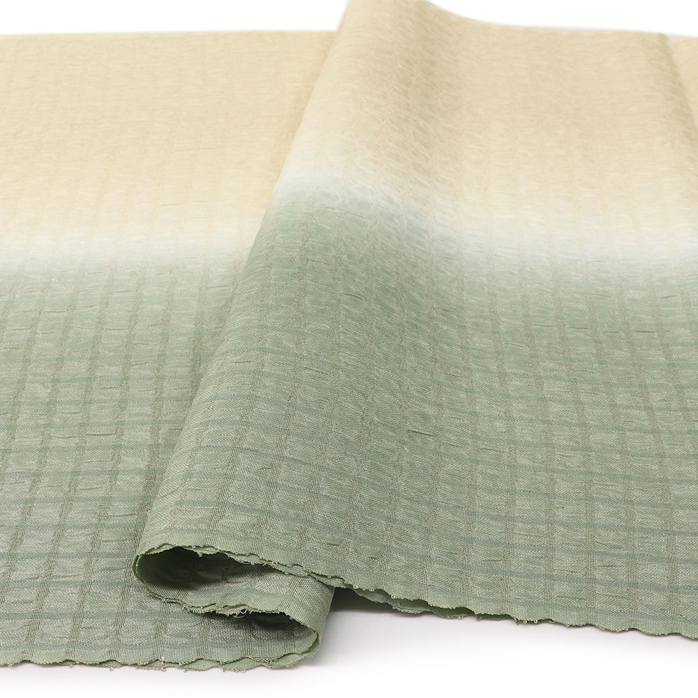 縦ぼかし帯揚（市松）