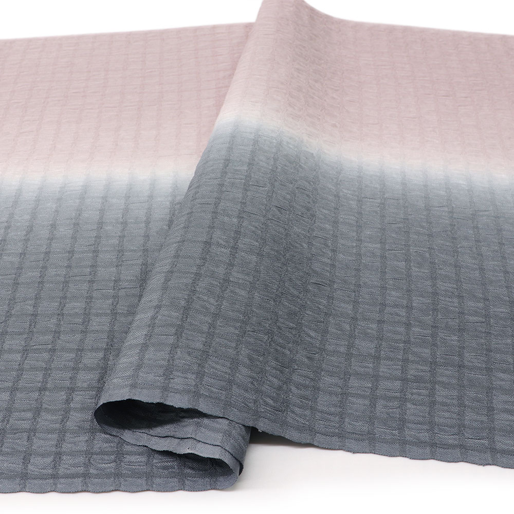 縦ぼかし帯揚（市松）