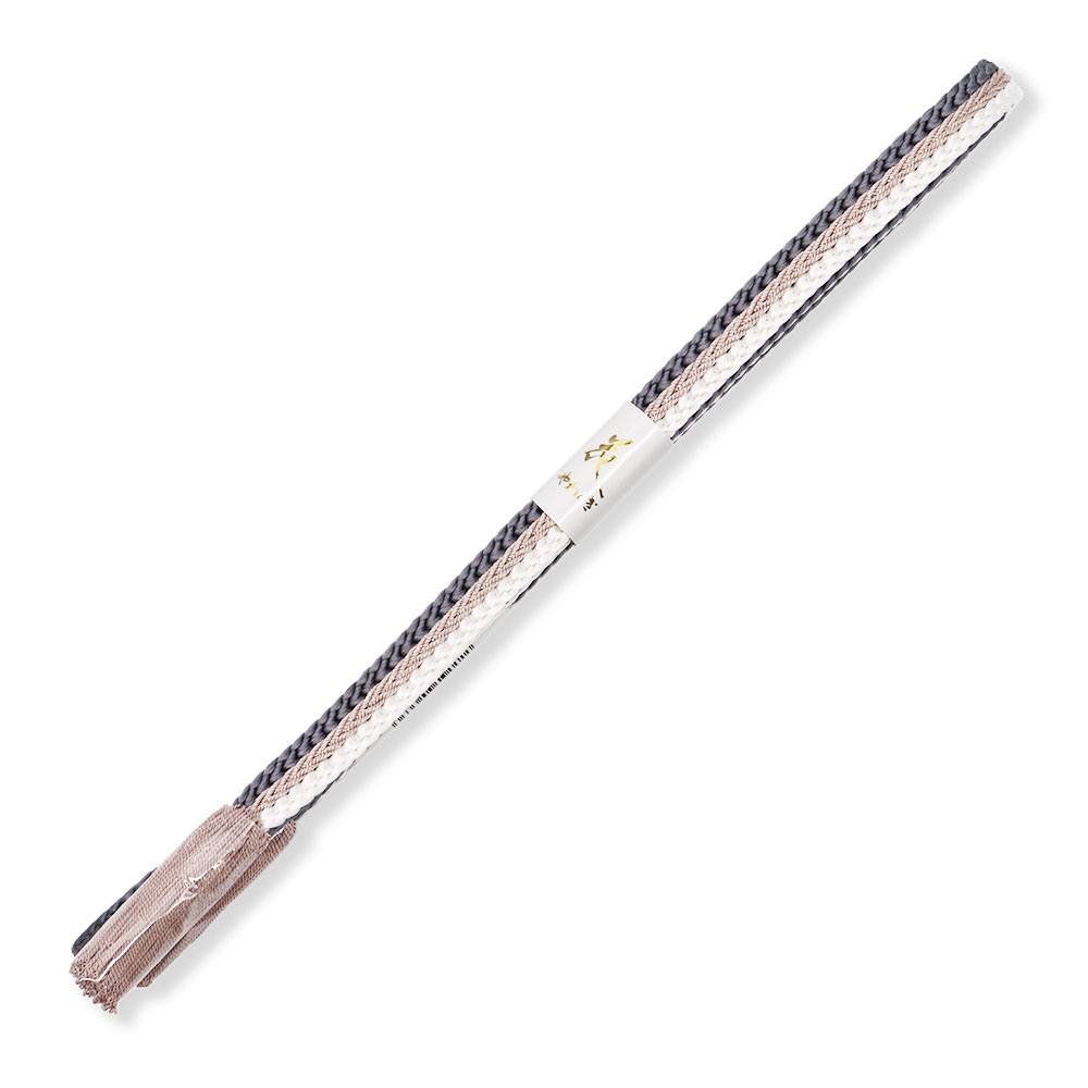 変わり誉組み撚り房帯締『花やわらぎ』