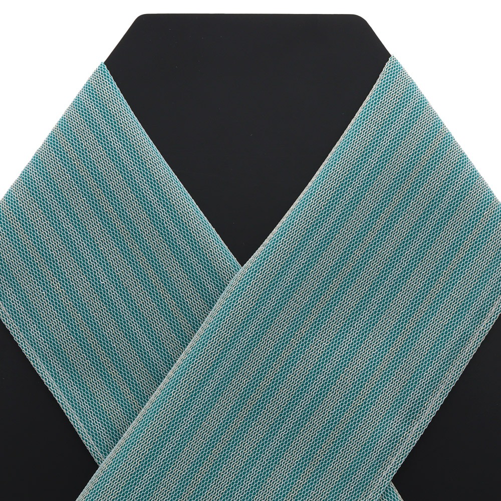 ボンディングレース半衿（ラメストライプ）【いち利モールオリジナル】