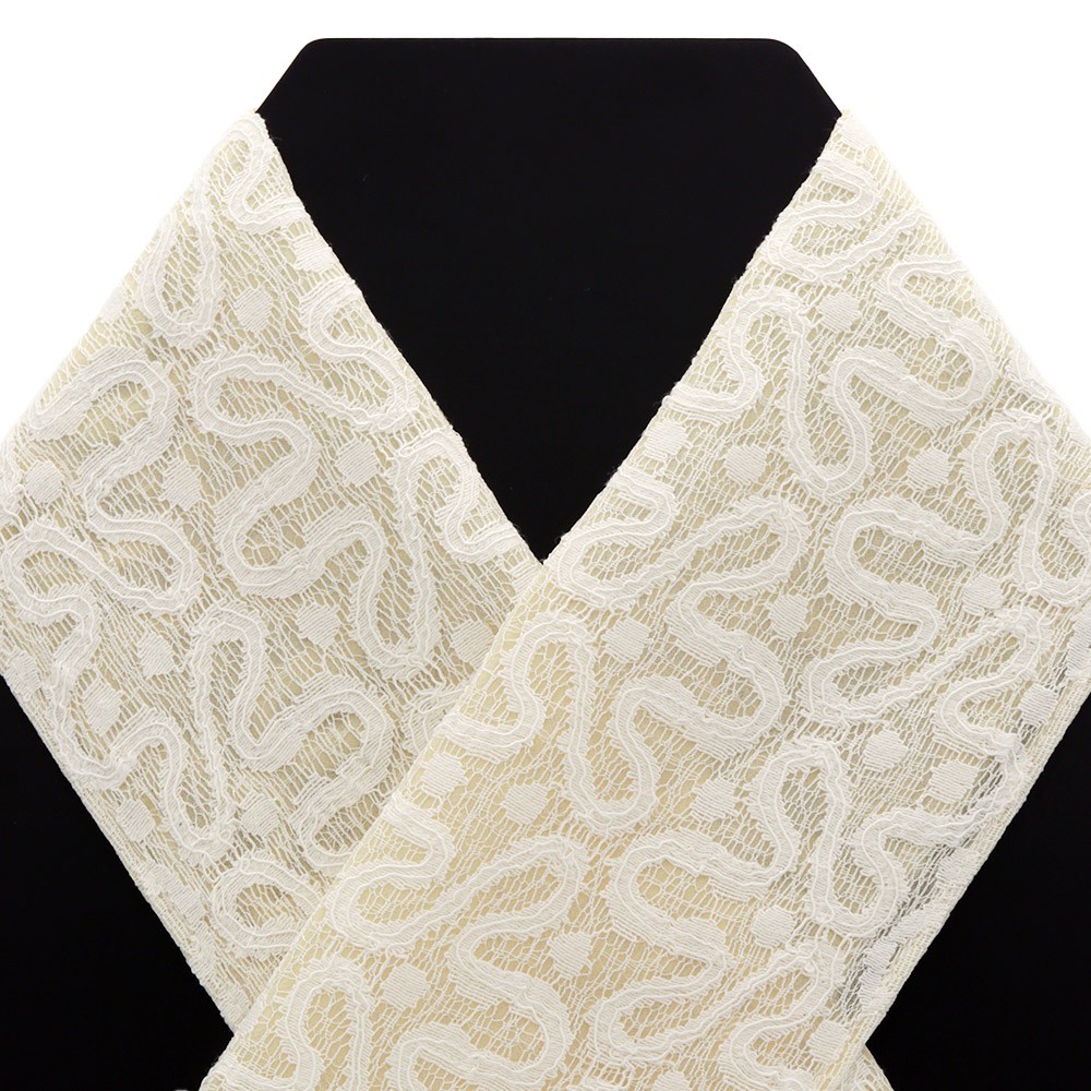 ボンディングレース半衿（ジオメトリー）【いち利モールオリジナル】