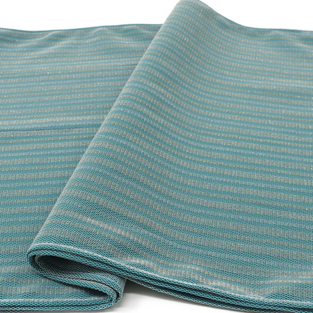 ボンディングレース帯揚（ラメストライプ）【いち利モールオリジナル】