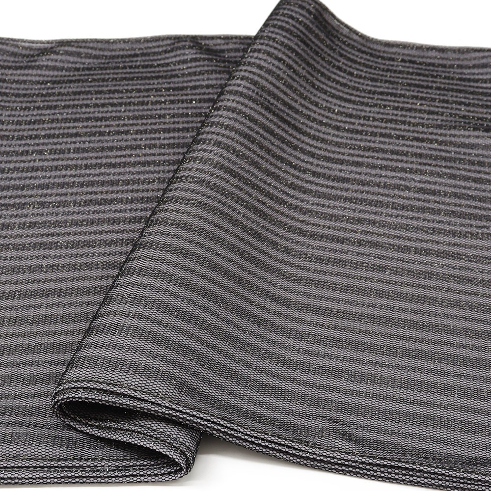 ボンディングレース帯揚（ラメストライプ）【いち利モールオリジナル】