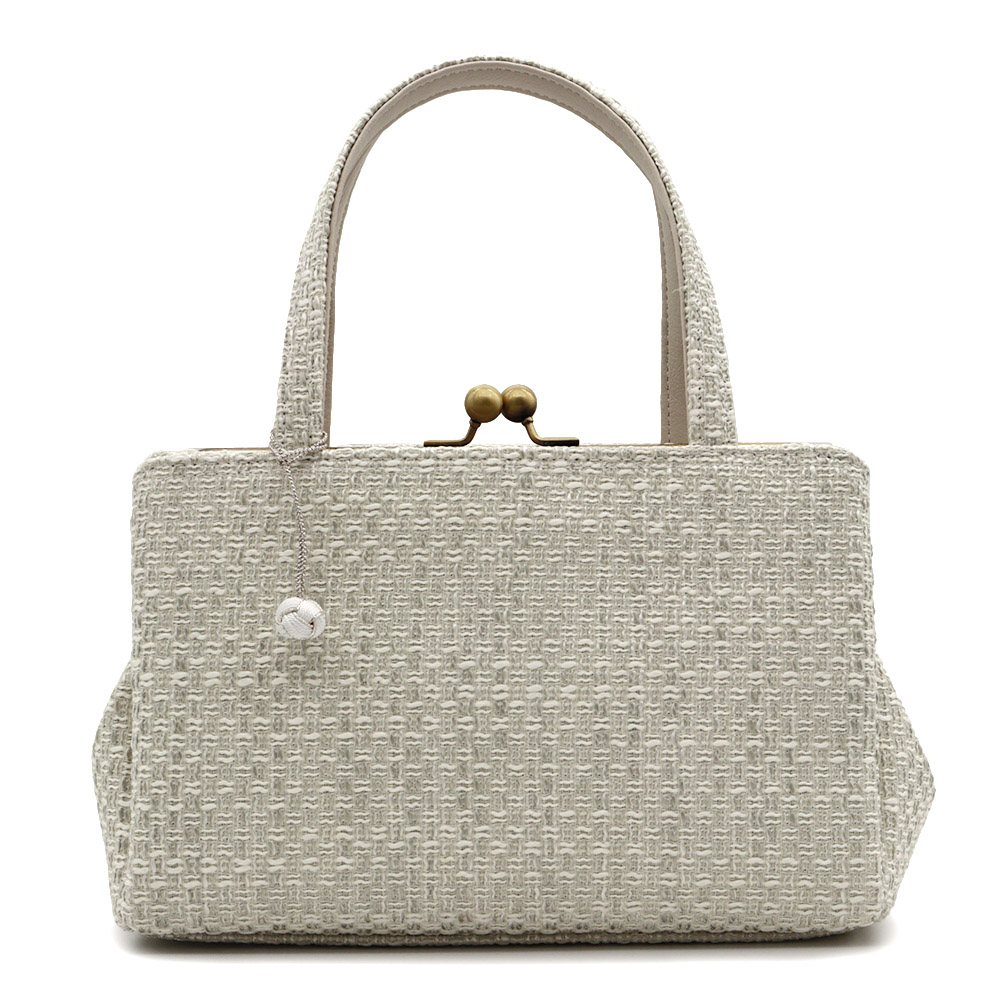 がま口バッグ（苧環付き）『彩小径』