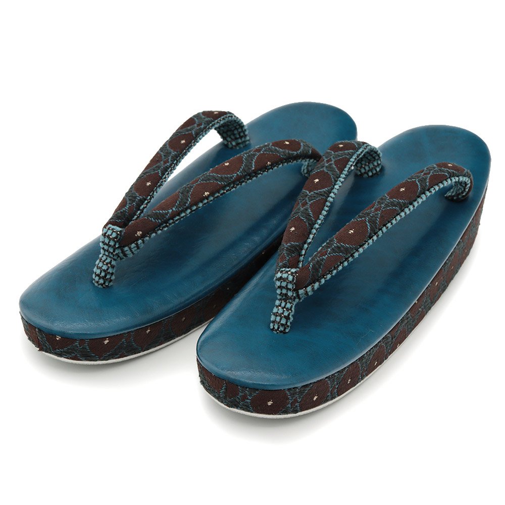 一枚芯草履（丸紋）【銀座いち利オリジナル】