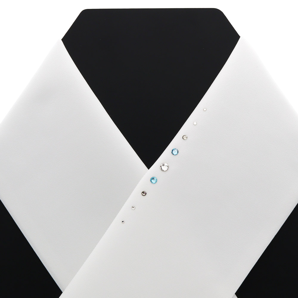 ワンポイント半衿（ラインストーン）【いち利モールオリジナル】