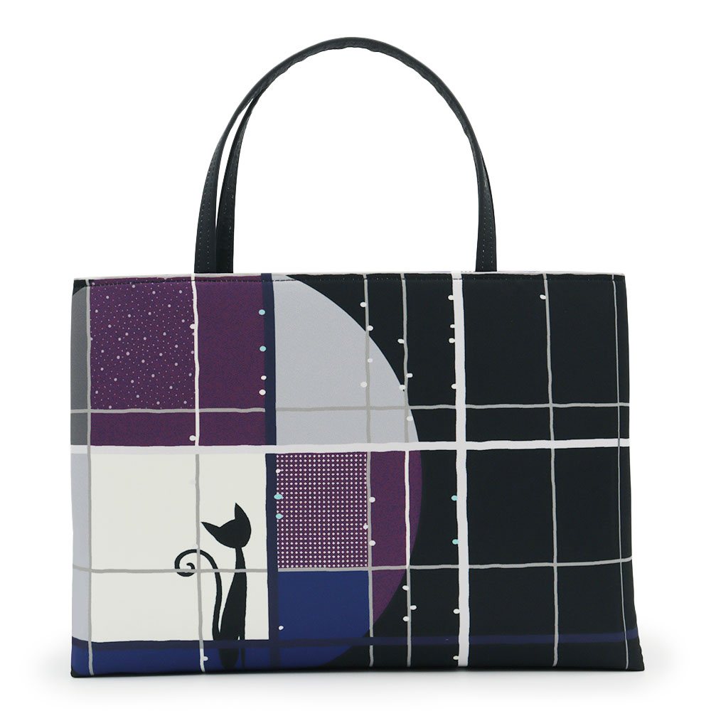 和装トートバッグ（かくれんぼネコ）【召しませ花】