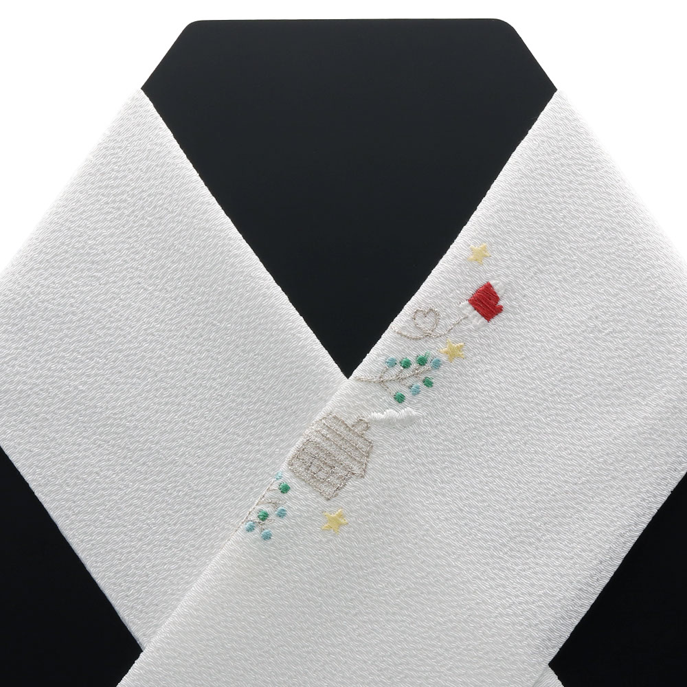 刺繍半衿（クリスマストムテ）【いち利モールオリジナル】