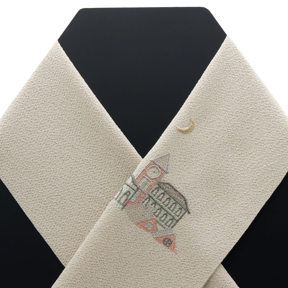 刺繍半衿（クリスマスの夜）【いち利モールオリジナル】