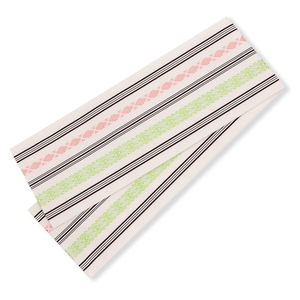 博多織正絹伊達締（献上柄）【井上絹織】