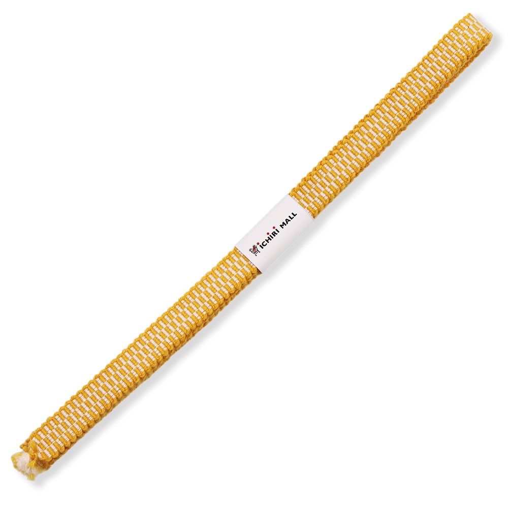 真田紐三分紐帯締（市松）【ぬくもり工房】