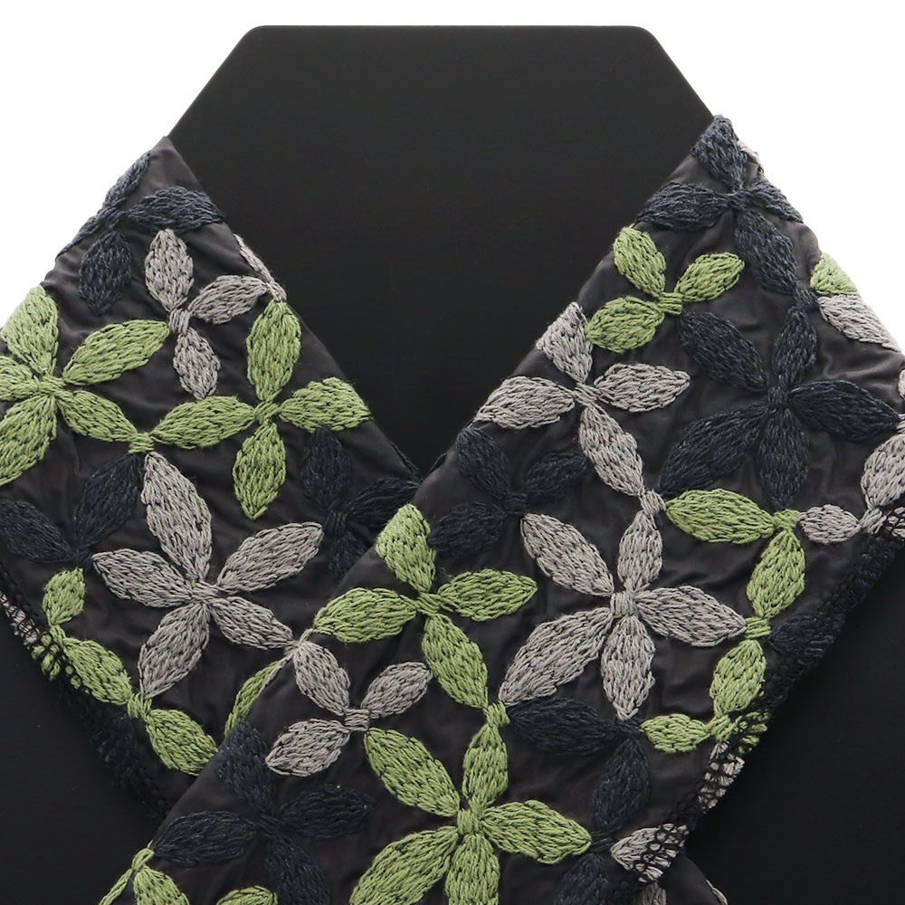 刺繍半衿（ペンタス）【いち利モールオリジナル】