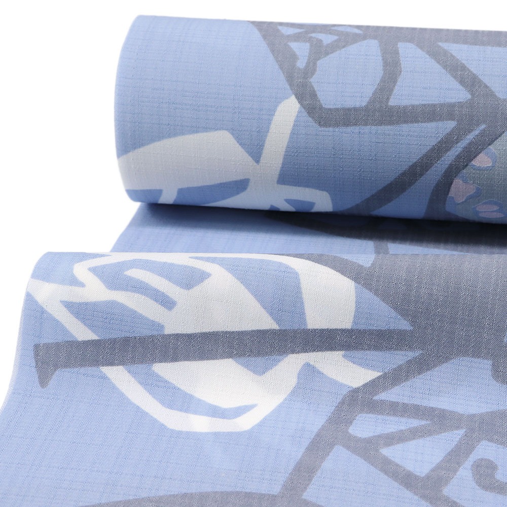 洗える着物(ホオズキ)『加賀友禅浴衣図案』【東レセオα】