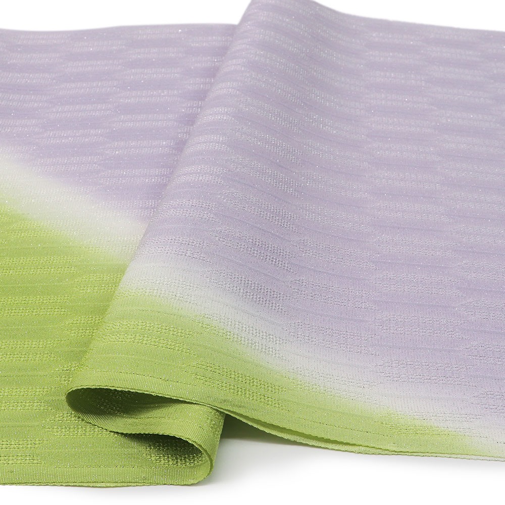 紋紗帯揚（斜ぼかし/矢絣）