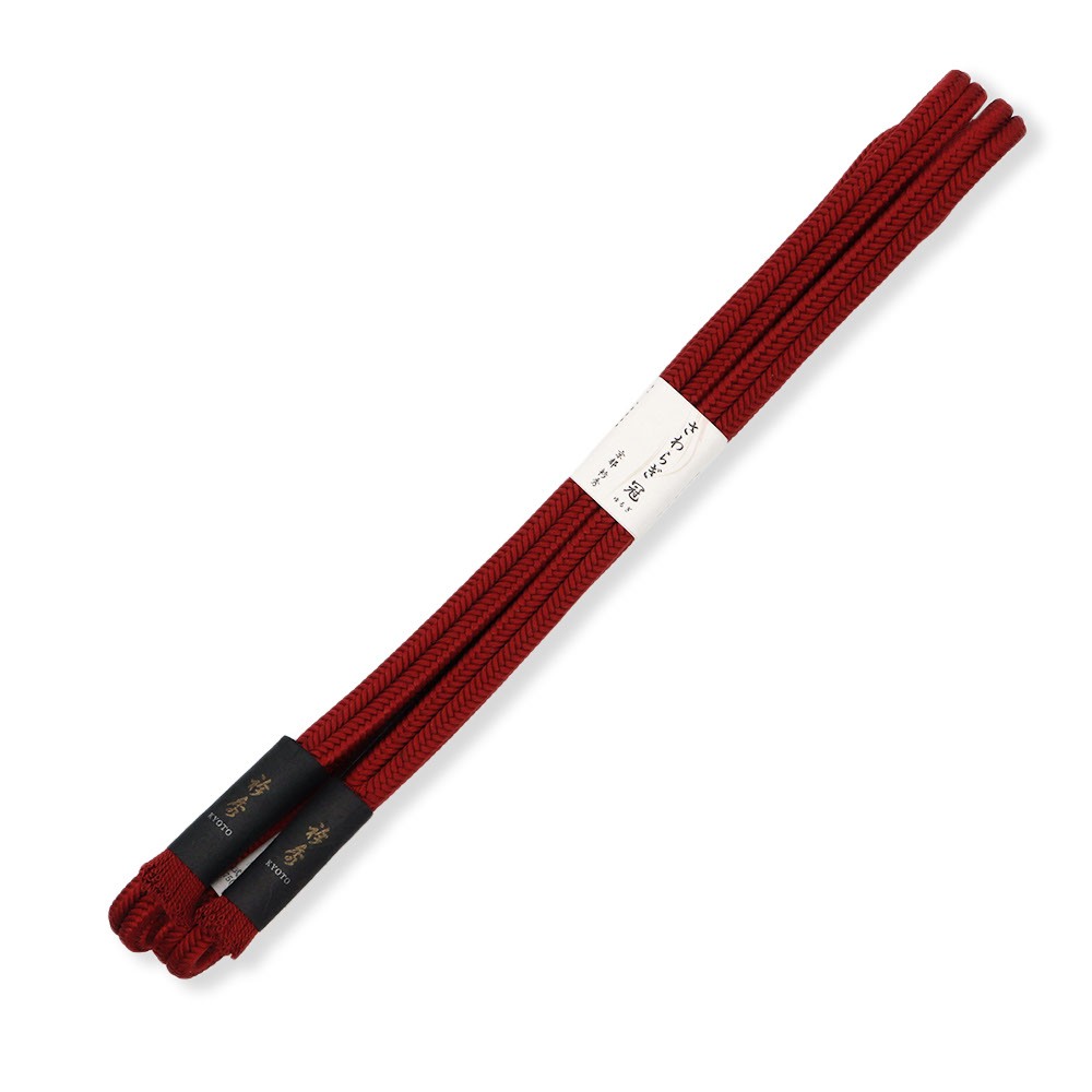 ゆるぎ組み撚り房帯締『さわらぎ冠』【衿秀】