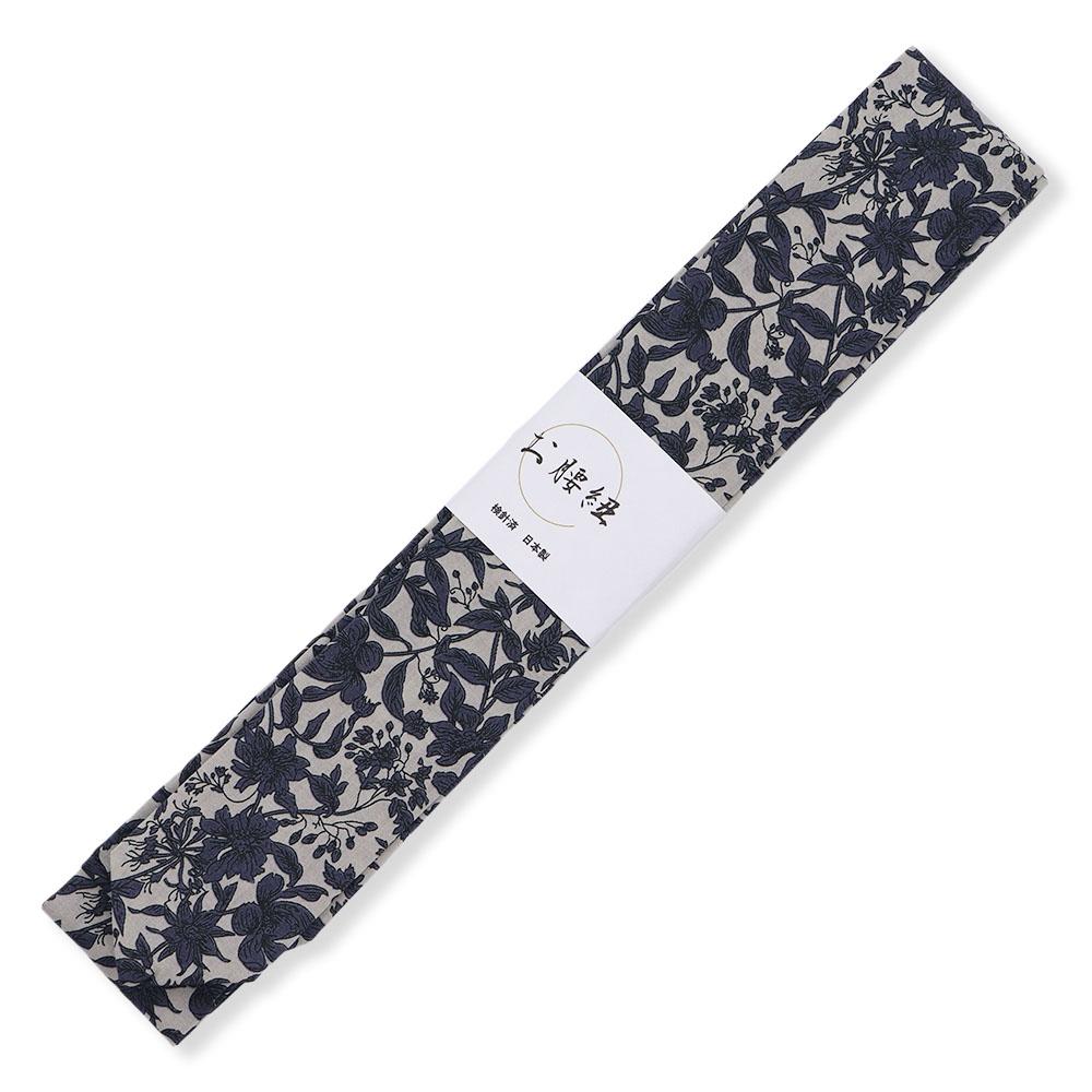 腰紐（ブルーフラワー）【いち利モールオリジナル】