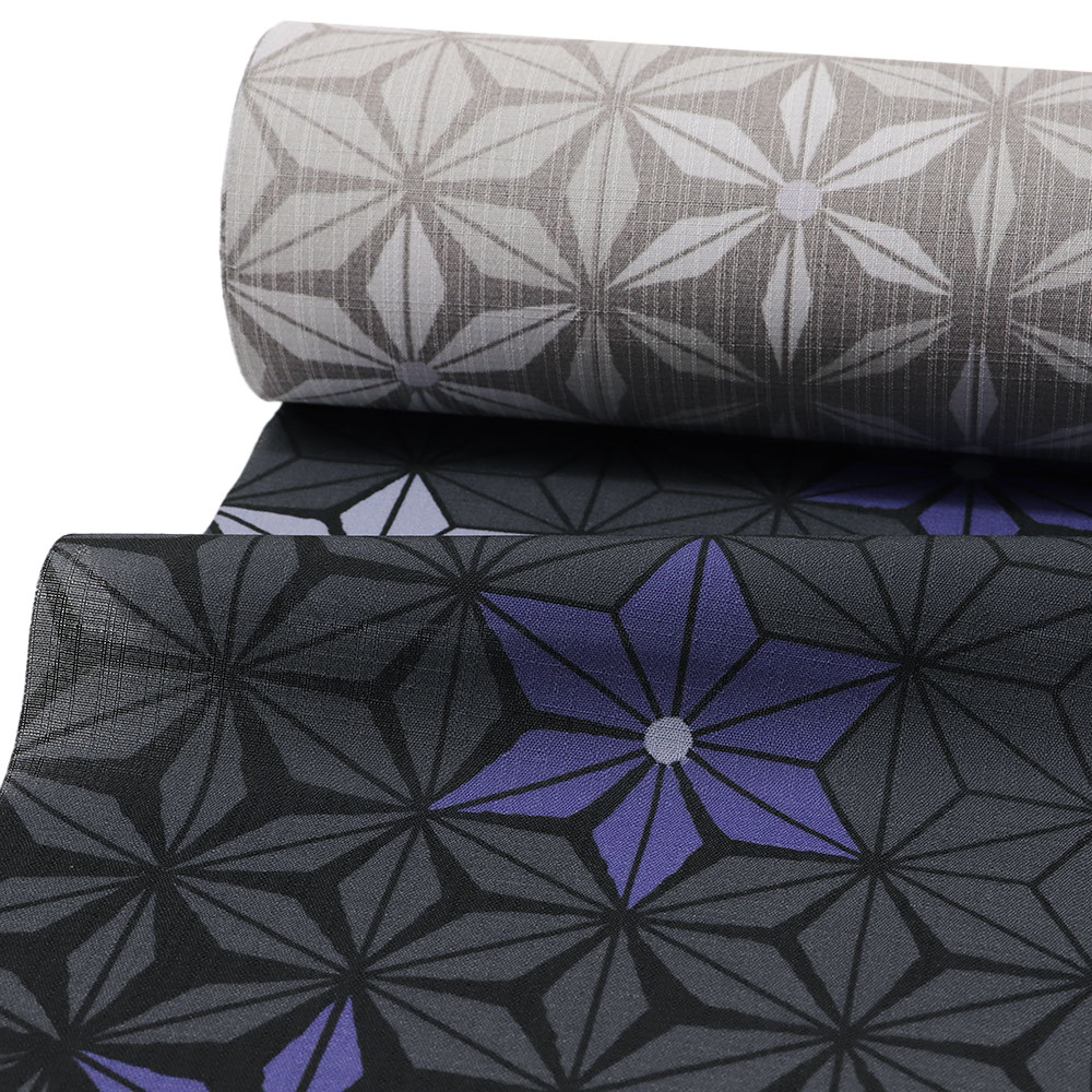 小紋（麻の葉）【小室庵×東レセオα】