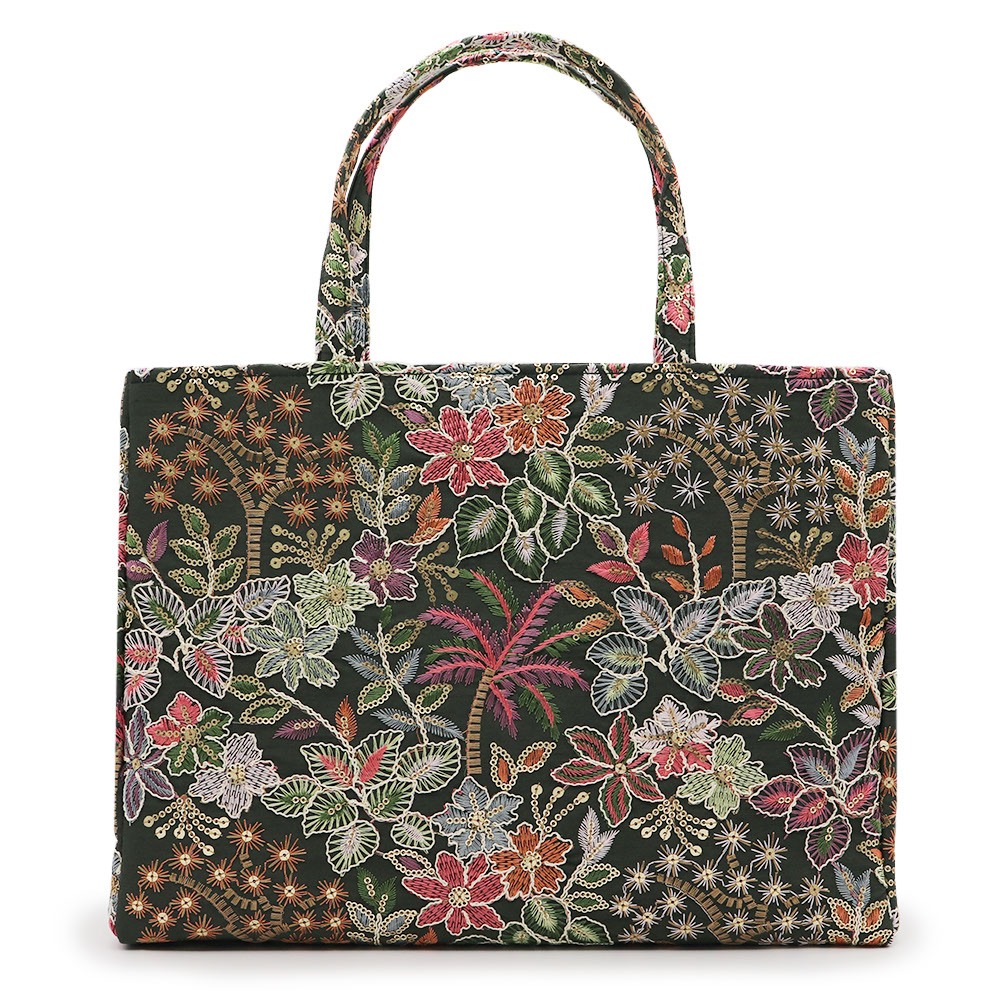 インド刺繍トートバッグ『TSUMUGU』