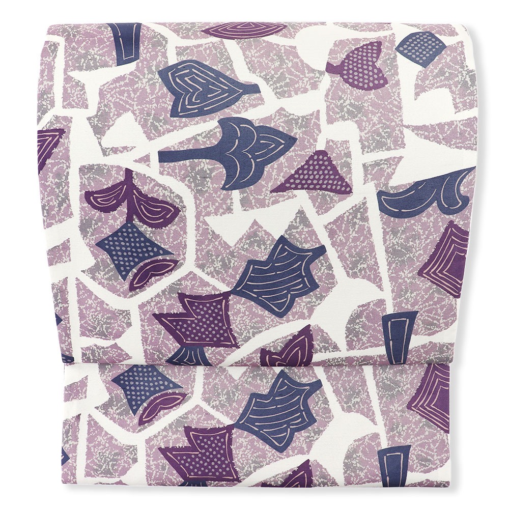 夏牛首袋帯(更紗)『牛首四季衣』【二代目 川村久太郎×白山工房】