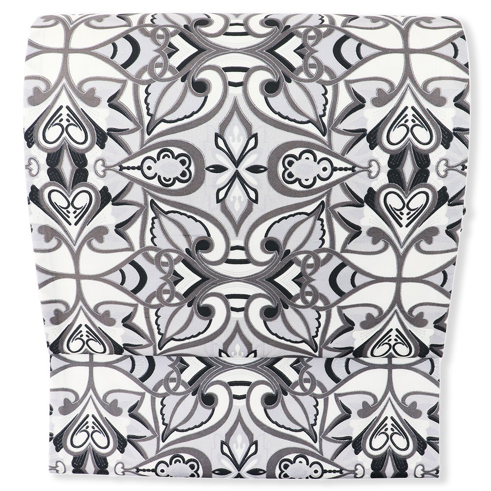 夏牛首袋帯（アラベスク）【白山工房】