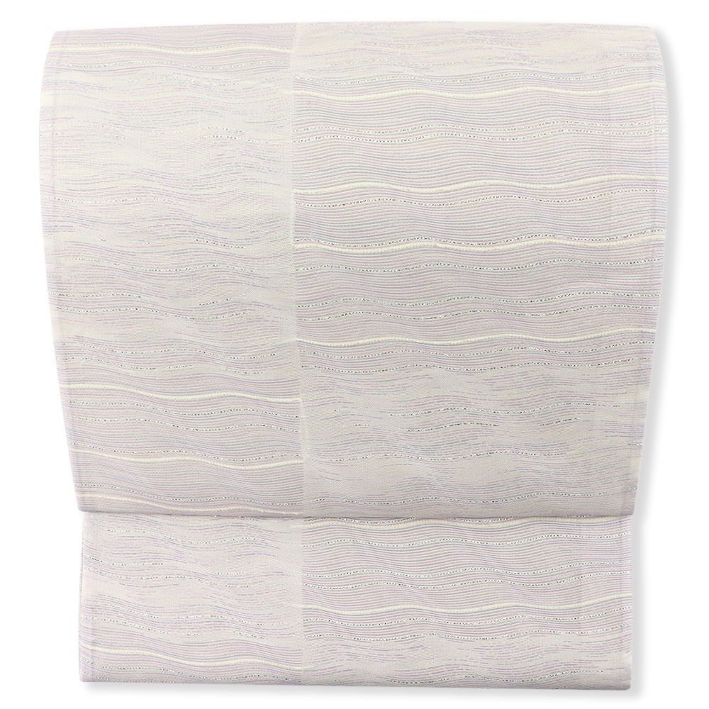 西陣袋帯（ラメ/市松）『波おさ』【華翔苑】