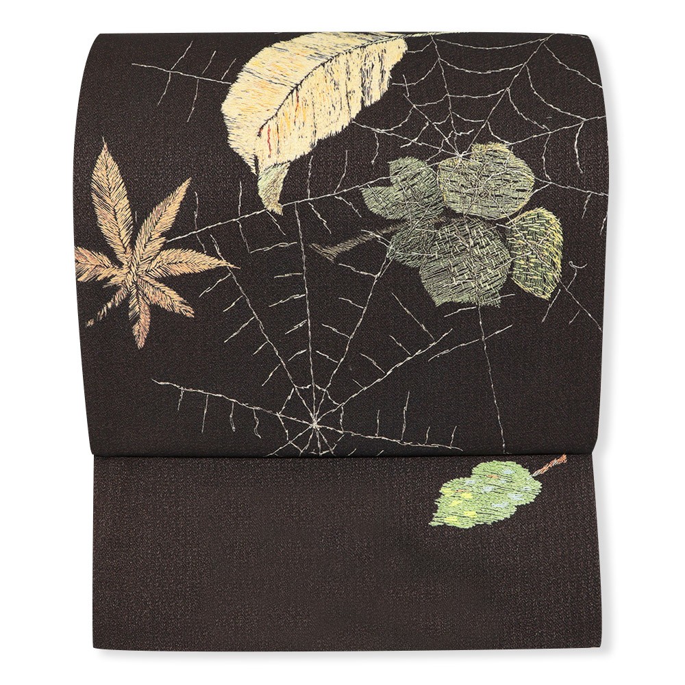 袋帯(クモの巣)『和ART』